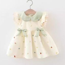 YK Floral Print Peter Pan Collar Fit & Flare Dress-image-46