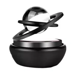 Cartronics Double Ring Crystal shaped  Car Air Freshner Black-image-98