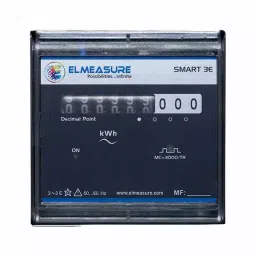 Elmeasure Counter Type Energy Meter with 5 A Inbuilt, Accuracy Class 1 and Size 96x96 mm, SM003EP10000-41