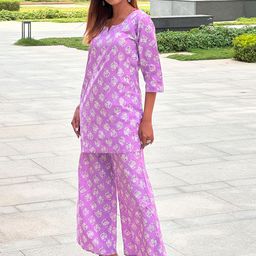 Libas Printed Cotton Night suit-image-64