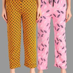 TRENDY WORLD Pack of 2 Printed Pyjamas-image-66