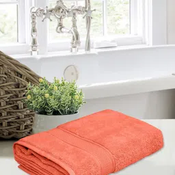 Home Fresh Red 1 Cotton 500 GSM Bath Towel-image-57