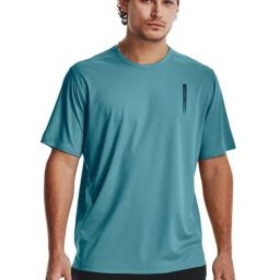 Under Armour Blue Regular Fit Sports T-Shirt-image-17
