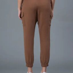Mode by Red Tape Brown Regular Fit Mid Rise Joggers image 2