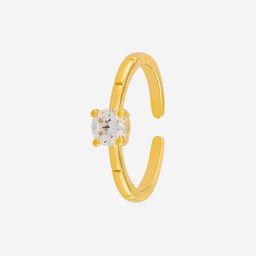 Kushal's Fashion Jewellery Gold-Plated Zircon-Studded Party Trendy Finger Ring-picture-34