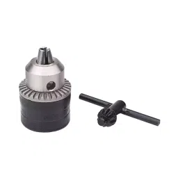 Lion Drill Chuck With Key 12.7 mm (1/2 Inch) No.41 Threaded Metal, 521-3