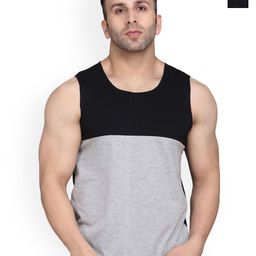 SLOWLORIS Men Pack of 2 Printed Bio-Wash Combed Cotton Innerwear Gym Vest-picture-39