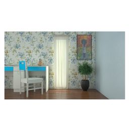 Adona Mystica Solid Teak Wood Study Chair - Blue White-picture-26