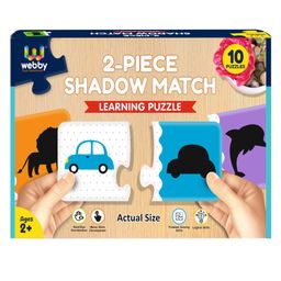 Webby Shadow Match Jigsaw Puzzle Pack of 10 - 2 Pieces each-12