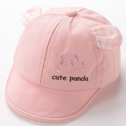 Babyhug Cute Panda Embroidered Baseball Cap Pink - Circumference 46 cm-image-21