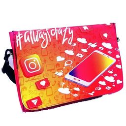 Echo Boomers Insta Theme School Tuition Messenger Sling Bag fits (Pack of 1)-image-59