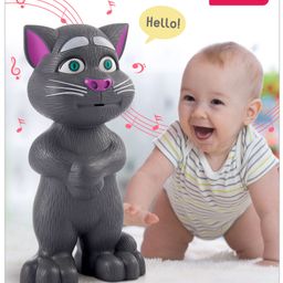 Babyhug Musical Talking Tom Cat - Grey-23