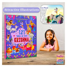 121 Krishna Tales Stories - Illustrated Story Books for Kids and Childrens - Bedtime Regional Short Stories with Colourful Pictures in English | Hello Friend Books - - English-12
