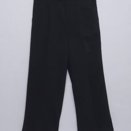 Taffykids Solid Pleated Korean Pant - Black-image-93