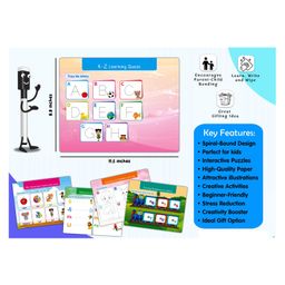 gowoo My First Alphabet & Numbers and Shapes & Colours Busy Puzzle Book : Activity Binder book for kids, Toddlers activity book, Sticker fun for young children | Combo of 2 Busy Puzzle Books image 4