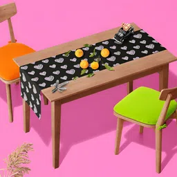 ArtzFolio Black & White Printed Table Runner image 4