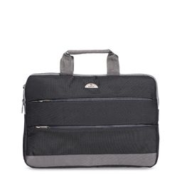 Kara Unisex Black Solid Laptop Bag-2