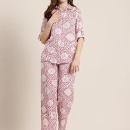 HERE&NOW Paisley Printed Co-Ords Set-image-46