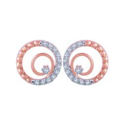 P.C. Chandra Jewellers 14 kt Gold & Diamond Earrings-image-90