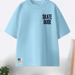 Codez Boys Sky Blue Printed T-Shirt-image-76