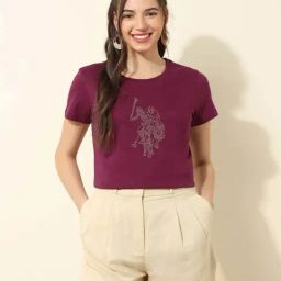 U.S. Polo Assn. Purple Printed Top-picture-37