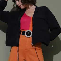 Vero Moda Stand Collar Tailored Jacket-image-71