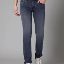 Cantabil Blue Regular Fit Jeans-image-25