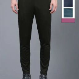Force NXT Multicolored Regular Fit Sports Trackpants - Pack Of 3-image-3