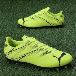 Puma Men's ATTACANTO FG/AG Electric Lime Football Shoes-picture-17