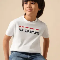 U.S. Polo Assn. Boys White Cotton Printed T-Shirt-picture-16