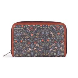ZOUK Kashmir Royals Multicolor Printed Small Zip Around Wallet for Women image 4