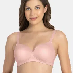 Amante Blush Pink Non Wired Padded T-Shirt Bra-picture-31