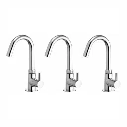 GENERIC Turbo Sink Tap Brass Chrome Finish Silver, FG1151 (Pack of 3)-image-91
