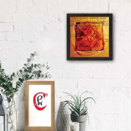 eCraftIndia Lord Ganesha Textured UV Art Painting-33