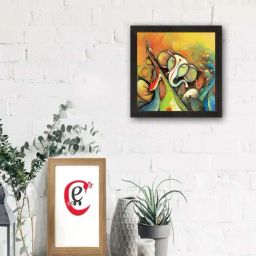 eCraftIndia Lord Ganesha Satin Matt Texture UV Art Painting-33