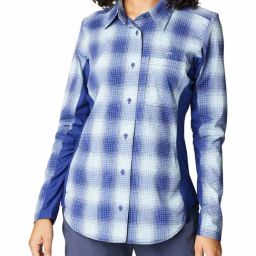 Columbia Blue & White Check Claudia Ridge Shirt-image-32