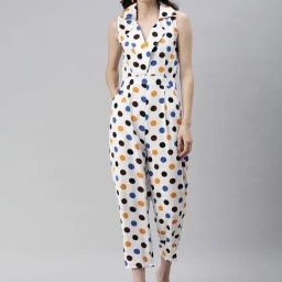 SHOWOFF Off white Printed Jumpsuit-image-59