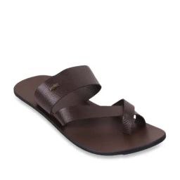Metro Men's Brown Toe Ring Sandals-picture-46