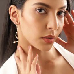 Priyaasi Classic Gold Brass Earrings-38