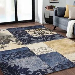 Obsessions Blue Classical Carpet - Large-56