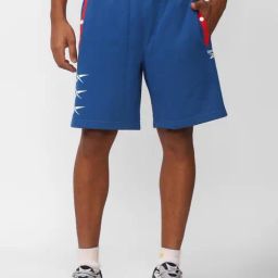 Reebok Blue Regular Fit Printed Shorts-picture-36