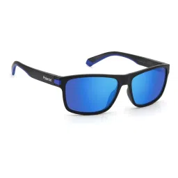 Polaroid Blue Rectangular Sunglasses for Men image 4