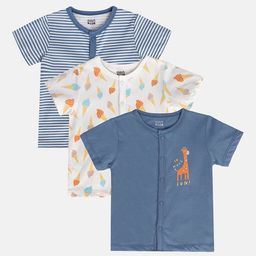 MINI KLUB Boys Pack Of 3 Printed Jhabla Vests 26BBFV701-picture-56