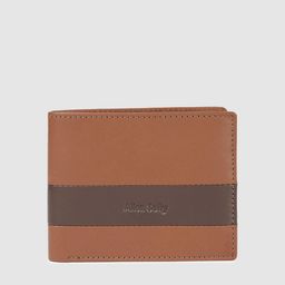 Allen Solly Men Striped Leather Two Fold Wallet-11