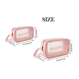 FAVON Set Of 2 Printed Waterproof Makeup Pouch image 3