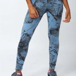 Reebok Blue Printed Sports Tights-picture-17