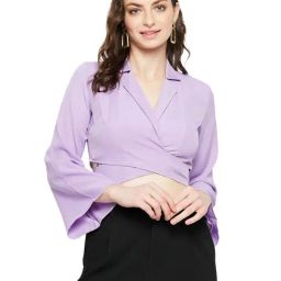 MADAME Lavender Slim Fit Blazer-picture-39