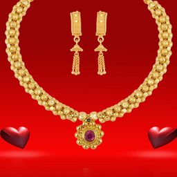 Heer Collection Gold-Plated Jewellery Set-image-50