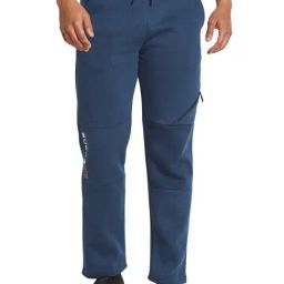 Octave Blue Polyester Regular fit Solid Track Pants-image-71