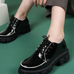 DressBerry Women Patent Leather Derbys-image-67